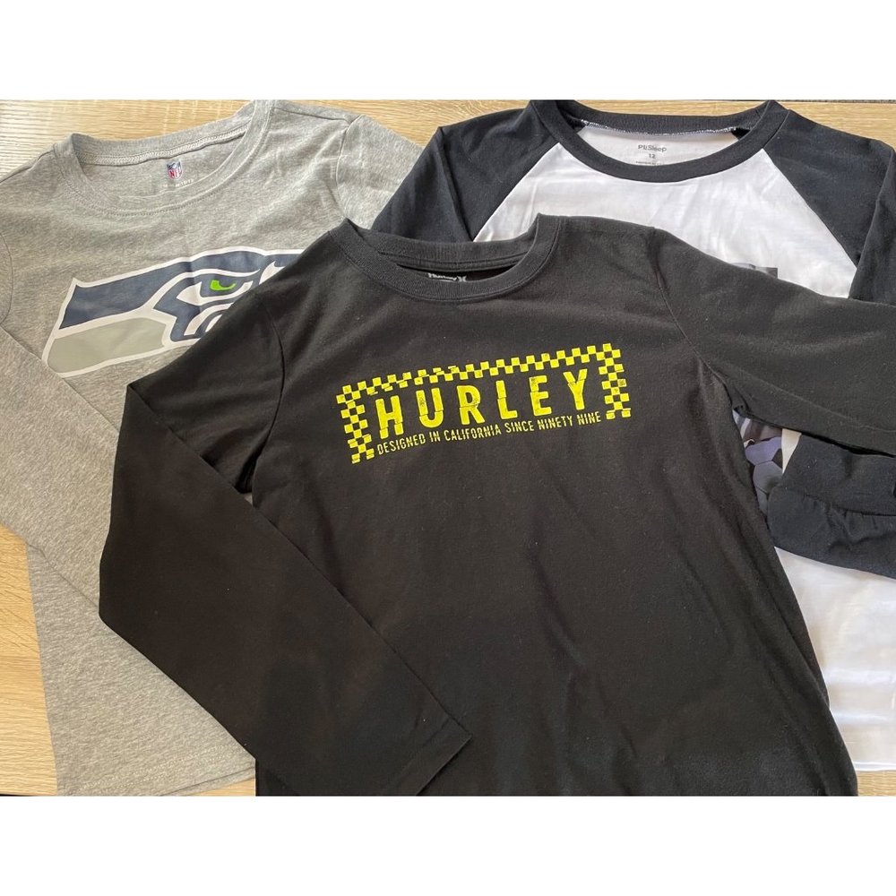 3 Boys Pajama / Lounge Tops Size 12